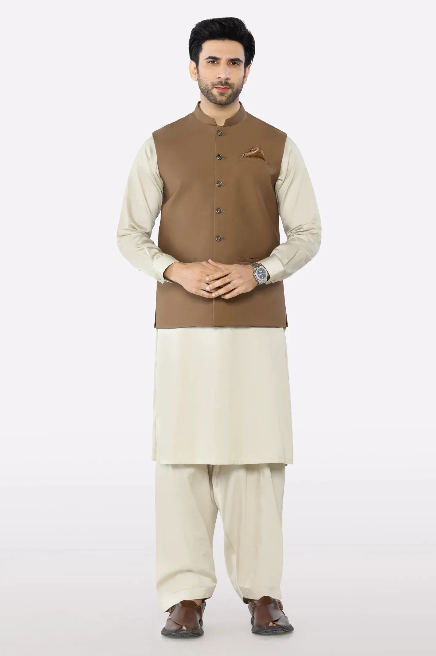 Camel Waistcoat