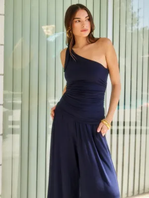 Harper One-Shoulder Tie-Top