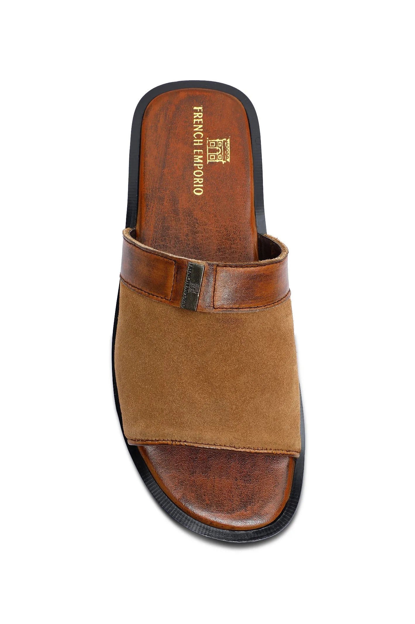 Slippers For Men SKU: SLP-0071-CAMEL