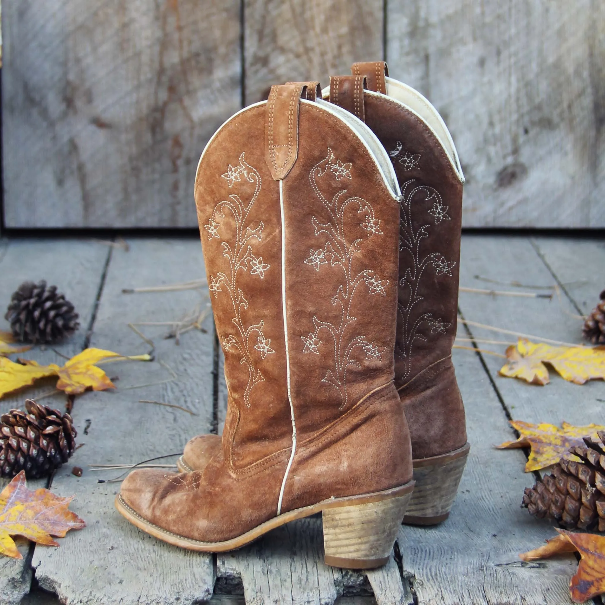 Vintage Suede Boots