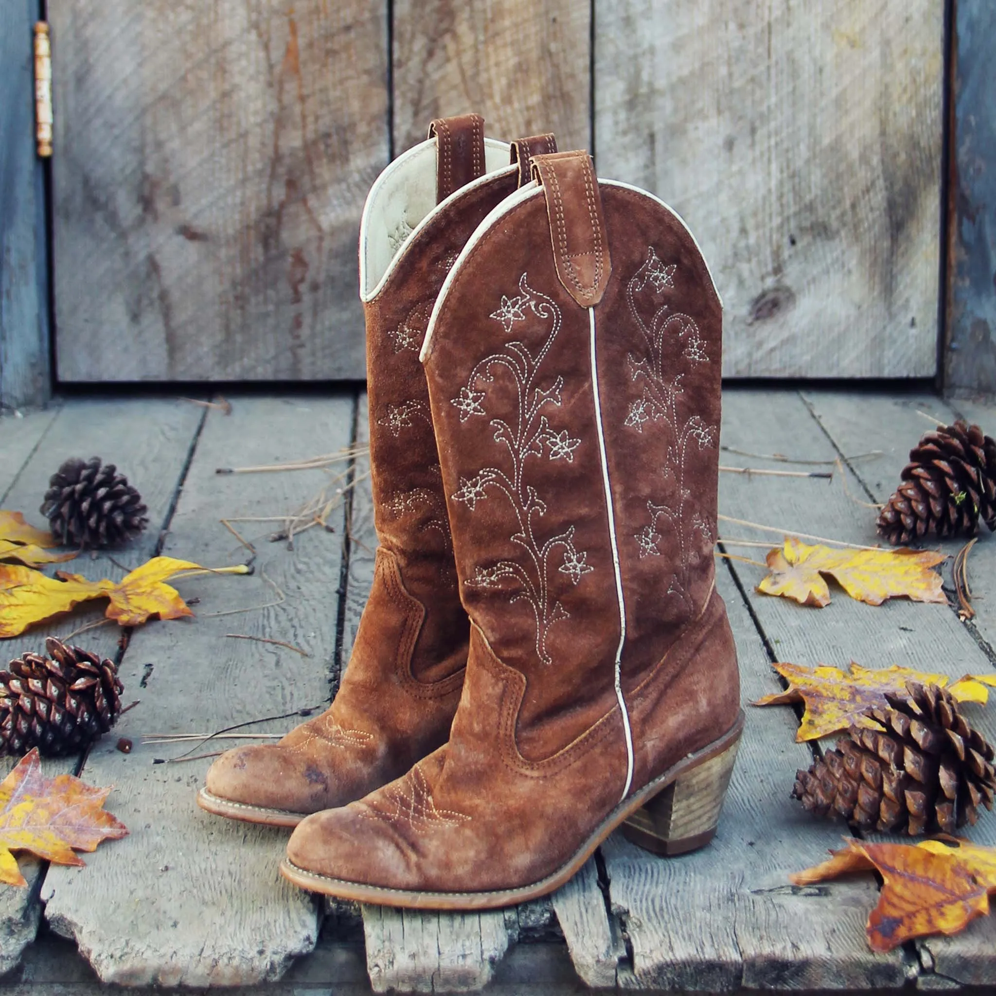 Vintage Suede Boots